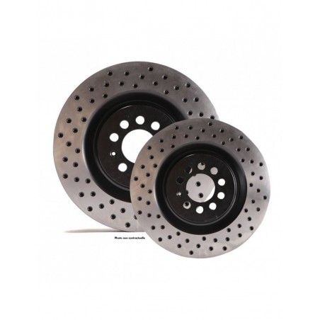 Disques de frein Tarox Avant Ventilés finition D95 percés Fiat Ducato Camion Plate-Forme/Châssis 2.8 JTD 128cv 2000/11-2002/