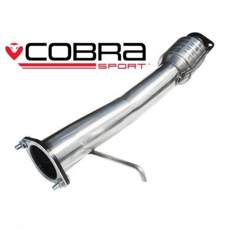 Catalyseur sport (200 cell) inox COBRA pour FORD Focus ST 225 (MK2). 76mm