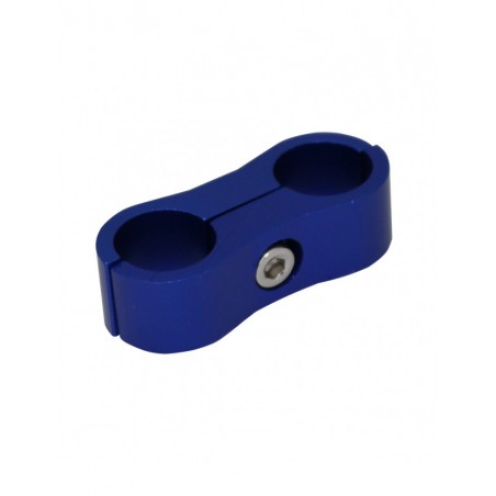 Collier 2 voies anodisé Bleu