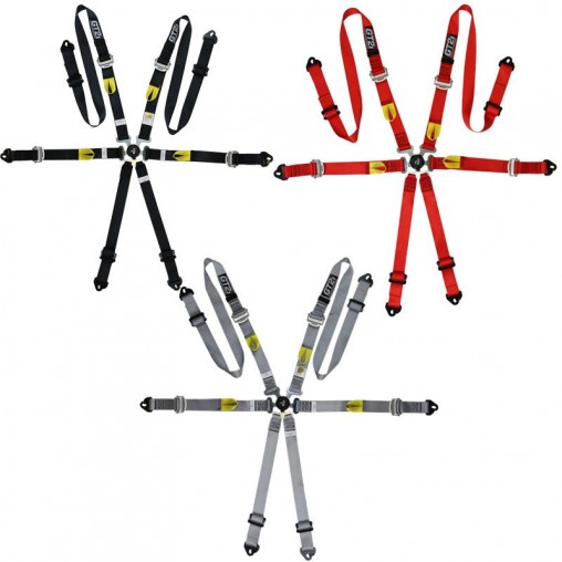 Harnais GT2I 6 points 2"-2'' PRO V2 HANS® homologué FIA 8853/2016 compatible HANS Harnais GT2I 6 points 2"-2'' PRO V2 HANS® homologué FIA 8853/2016 compatible HANS