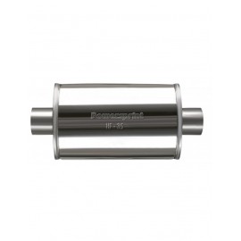 POWERSPRINT Silencieux intermediaire coupe feu oval INOX