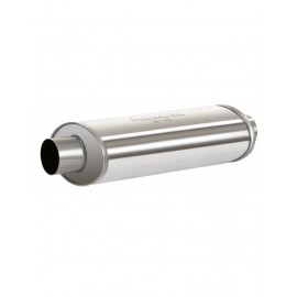 POWERSPRINT Silencieux intermediaire coupe feu oval INOX