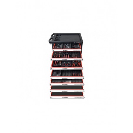 Servante Pro complète, 7 tiroirs,170 pc