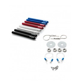 Attache capot aluminium