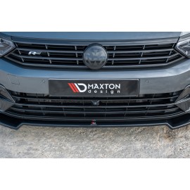 MAXTON Lame du pare-chocs avant / Splitter V.2 Volkswagen Passat R-Line B8