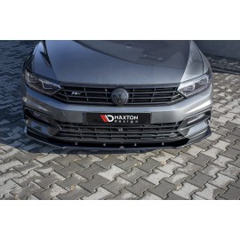 MAXTON Lame du pare-chocs avant / Splitter V.1 Volkswagen Passat R-Line B8