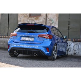 MAXTON Rajout Du Pare-Chocs Arriere Avec Échappement Ford Focus ST-Line Mk4 MAXTON Rajout Du Pare-Chocs Arriere Avec Échappement Ford Focus ST-Line Mk4