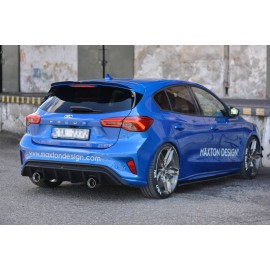 MAXTON Rajout Du Pare-Chocs Arriere Avec Échappement Ford Focus ST-Line Mk4 MAXTON Rajout Du Pare-Chocs Arriere Avec Échappement Ford Focus ST-Line Mk4