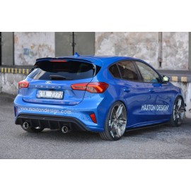 MAXTON Rajout Du Pare-Chocs Arriere Avec Échappement Ford Focus ST-Line Mk4