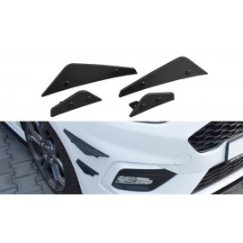 MAXTON Ailes de pare-chocs avant (Canards) Ford Fiesta Mk8 ST/ ST-Line