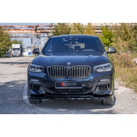 MAXTON Lame du pare-chocs avant / Splitter BMW X4 M-Pack G02 MAXTON Lame du pare-chocs avant / Splitter BMW X4 M-Pack G02
