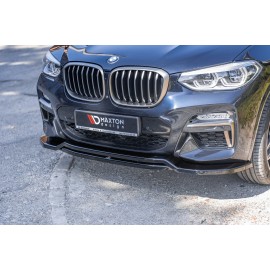 MAXTON Lame du pare-chocs avant / Splitter BMW X4 M-Pack G02 MAXTON Lame du pare-chocs avant / Splitter BMW X4 M-Pack G02