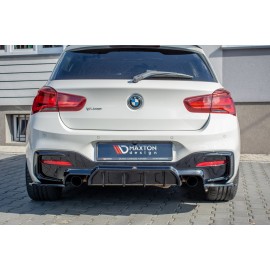 MAXTON Lame du pare-chocs arriere BMW 1 F20 Facelift M-power