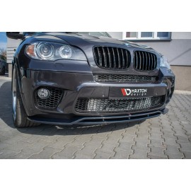 MAXTON Lame du pare-chocs avant / Splitter BMW X5 E70 Facelift M-pack