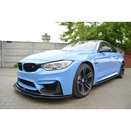 MAXTON Lame du pare-chocs avant / Splitter BMW M4 F82 M-performance