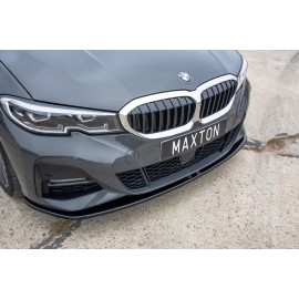 MAXTON Lame du pare-chocs avant / Splitter V.3 BMW 3 G20 M-pack