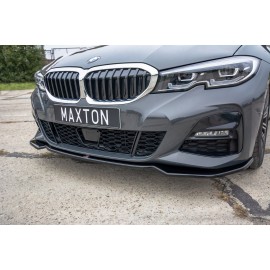 MAXTON Lame du pare-chocs avant / Splitter V.2 BMW 3 G20 M-pack