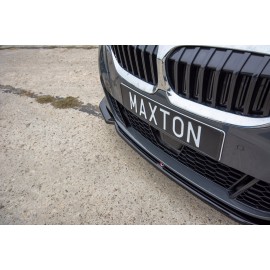 MAXTON Lame du pare-chocs avant / Splitter V.2 BMW 3 G20 M-pack