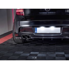 MAXTON CENTRAL ARRIÈRE SPLITTER (AVEC UNE BARRE VERTICALE) BMW 1 E81/ E87 M-PACK FACELIFT MAXTON CENTRAL ARRIÈRE SPLITTER (AVEC UNE BARRE VERTICALE) BMW 1 E81/ E87 M-PACK FACELIFT