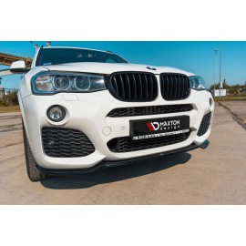 MAXTON LAME DU PARE-CHOCS AVANT / SPLITTER BMW X3 F25 M-Pack Facelift