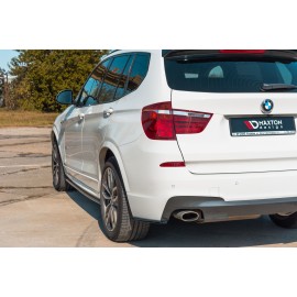 MAXTON LAME DU PARE-CHOCS ARRIERE BMW X3 F25 M-Pack Facelift