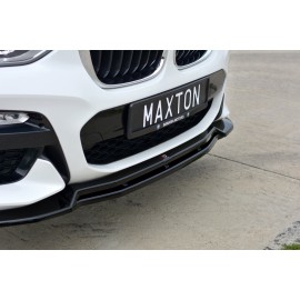 MAXTON LAME DU PARE-CHOCS AVANT / SPLITTER V.1 BMW X3 G01 M-PACK