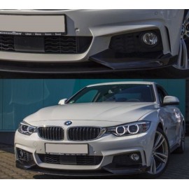 MAXTON Frontspoiler Sport-Performance BMW 4 F32 F33 F36 Black Matt with M-Package