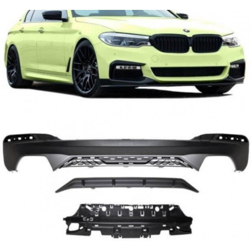 MAXTON Rajout Du Pare-Chocs Arriere Sport-Performance BMW 5er G30 G31 with M-Package