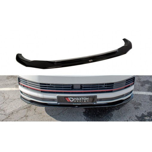 MAXTON Lame du pare-chocs avant / Splitter V.2 Volkswagen T6 MAXTON Lame du pare-chocs avant / Splitter V.2 Volkswagen T6