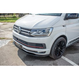 MAXTON Lame du pare-chocs avant / Splitter V.2 Volkswagen T6 MAXTON Lame du pare-chocs avant / Splitter V.2 Volkswagen T6