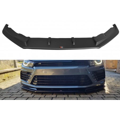 MAXTON LAME DU PARE-CHOCS AVANT / SPLITTER V.1 VOLKSWAGEN SCIROCCO MK.3 R FACELIFT