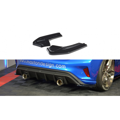 MAXTON Lame Du Pare-Chocs Arriere V.2 Ford Focus ST-Line Mk4 MAXTON Lame Du Pare-Chocs Arriere V.2 Ford Focus ST-Line Mk4