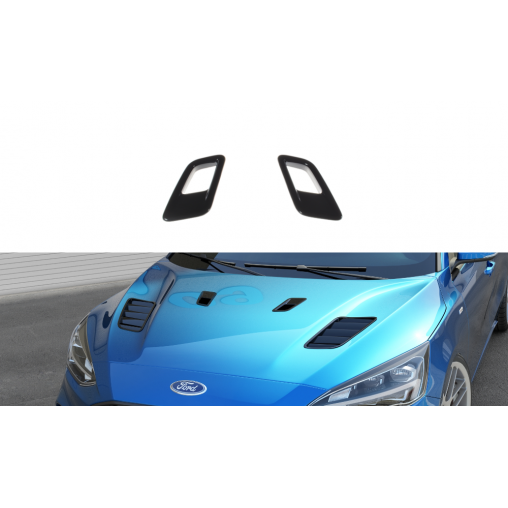 MAXTON Prise D'Air Capot Ford Focus ST-Line / ST Mk4 ( Plus Petits ) MAXTON Prise D'Air Capot Ford Focus ST-Line / ST Mk4 ( Plus Petits )