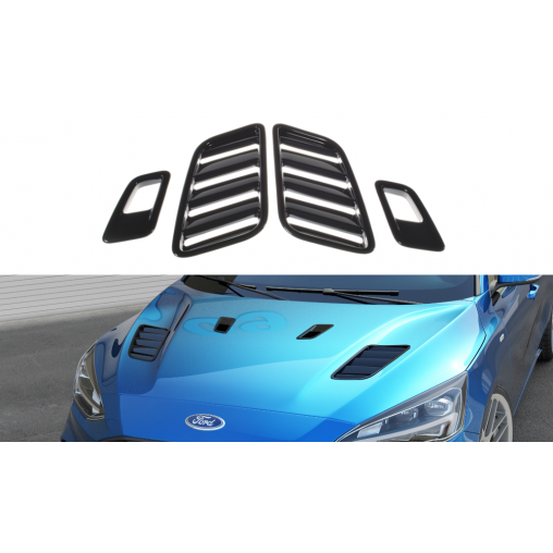 MAXTON Prise D'Air Capot Ford Focus ST-Line / ST Mk4 MAXTON Prise D'Air Capot Ford Focus ST-Line / ST Mk4