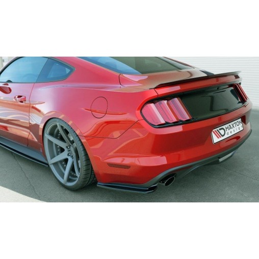 MAXTON Lames De Pare-Chocs Arrière Latérales Ford Mustang Mk6 MAXTON Lames De Pare-Chocs Arrière Latérales Ford Mustang Mk6