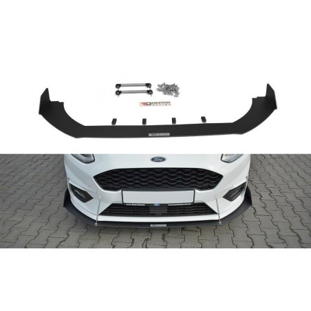 MAXTON Sport Lame Du Pare-Chocs Avant V.1 Ford Fiesta Mk8 ST / ST-Line