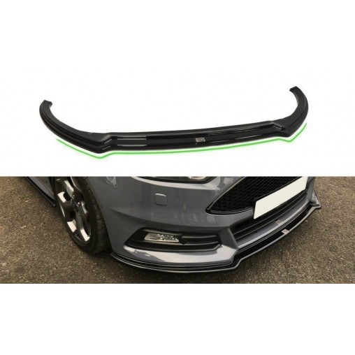 MAXTON Lame Du Pare-Chocs Avant V.3 Ford Focus ST Mk3 FL MAXTON Lame Du Pare-Chocs Avant V.3 Ford Focus ST Mk3 FL