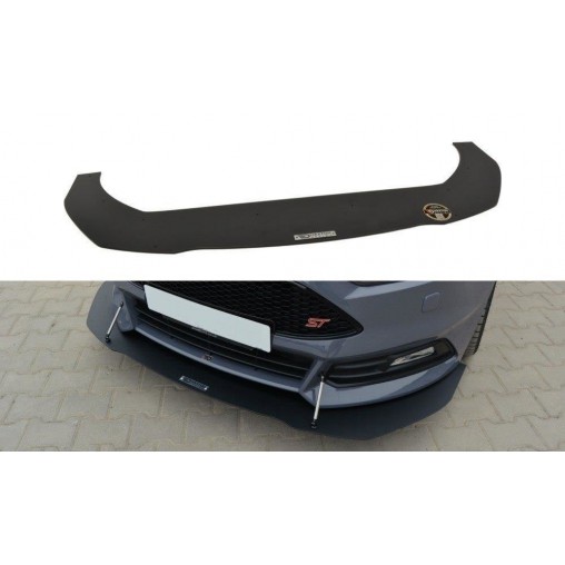 MAXTON Sport Lame Du Pare-Chocs Avant V.1 Ford Focus ST Mk3 FL MAXTON Sport Lame Du Pare-Chocs Avant V.1 Ford Focus ST Mk3 FL