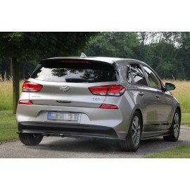 MAXTON CENTRAL ARRIÈRE SPLITTER (AVEC UNE BARRE VERTICALE) HYUNDAI I30 MK3 HATCHBACK