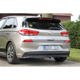 MAXTON CENTRAL ARRIÈRE SPLITTER (AVEC UNE BARRE VERTICALE) HYUNDAI I30 MK3 HATCHBACK