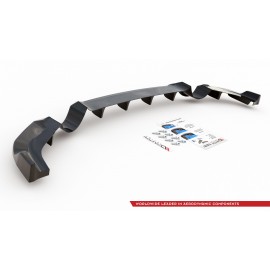 MAXTON Central Arriere Splitter (avec une barre verticale) Hyundai I30 N Mk3 Hatchback