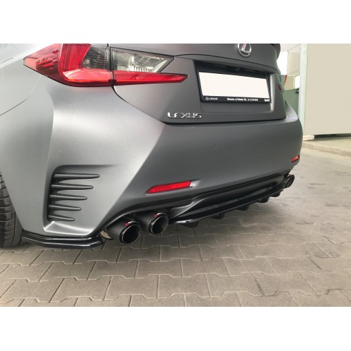 MAXTON CENTRAL ARRIÈRE SPLITTER (AVEC UNE BARRE VERTICALE) Lexus Rc