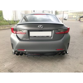 MAXTON CENTRAL ARRIÈRE SPLITTER (AVEC UNE BARRE VERTICALE) Lexus Rc