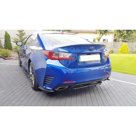 MAXTON CENTRAL ARRIÈRE SPLITTER (AVEC UNE BARRE VERTICALE) Lexus Rc