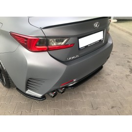 MAXTON CENTRAL ARRIÈRE SPLITTER (SANS BARRES VERTICALES) Lexus Rc