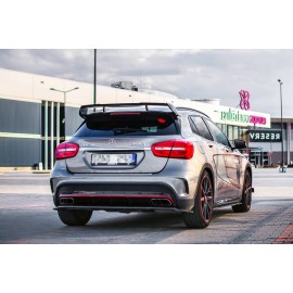 MAXTON CENTRAL ARRIÈRE SPLITTER (SANS BARRES VERTICALES) MERCEDES-BENZ GLA 45 AMG SUV (X156) AVANT FACELIFT