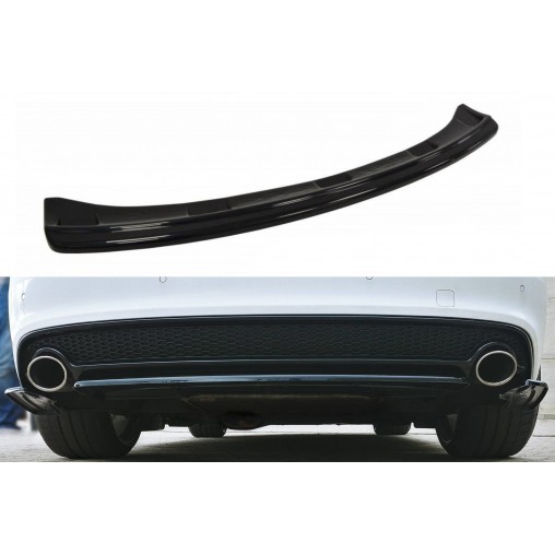 MAXTON Central Arriere Splitter Audi A5 S-Line 8T FL Coupe / Sportback (sans barres verticales) MAXTON Central Arriere Splitter Audi A5 S-Line 8T FL Coupe / Sportback (sans barres verticales)