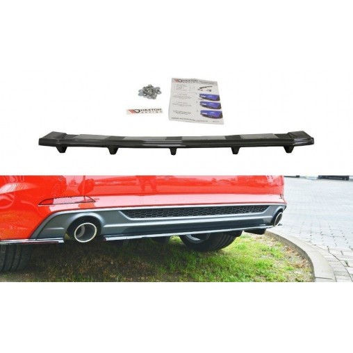 MAXTON Central Arriere Splitter Audi A5 S-Line F5 Coupe / Sportback (avec une barre verticale) MAXTON Central Arriere Splitter Audi A5 S-Line F5 Coupe / Sportback (avec une barre verticale)