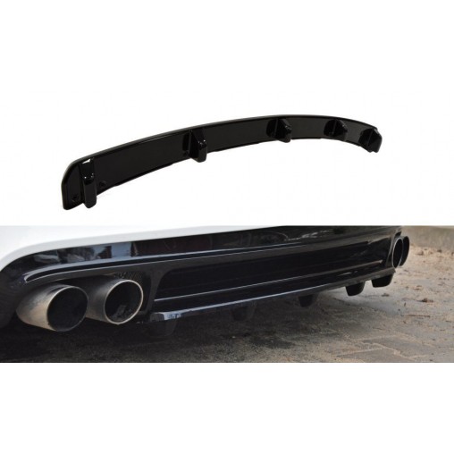 MAXTON CENTRAL ARRIÈRE SPLITTER AUDI TT S 8J (avec une barre verticale) MAXTON CENTRAL ARRIÈRE SPLITTER AUDI TT S 8J (avec une barre verticale)