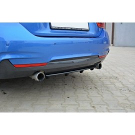 MAXTON CENTRAL ARRIÈRE SPLITTER BMW 4 F32 M-PACK (avec barres verticales)